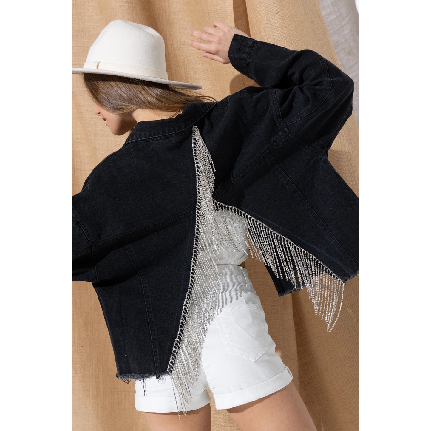 Blue B Rhinestone Jacket